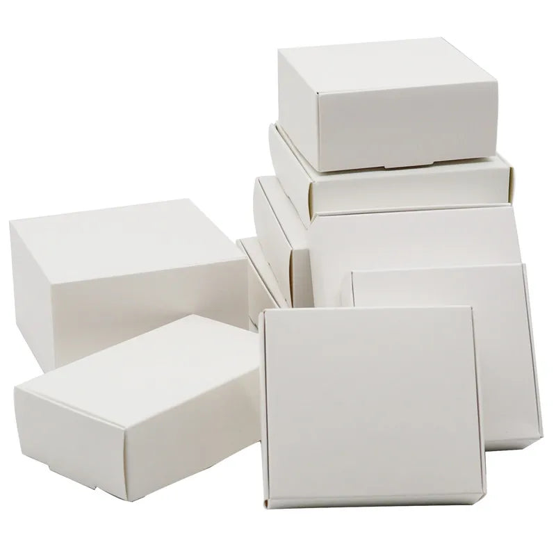 10pcs Multi-size Cute Square Packaging Box, Gift Box