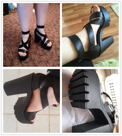Fashion Solid Platform Women Sandals Summer Shoes