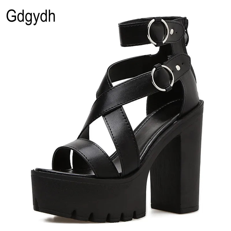 Fashion Solid Platform Women Sandals Summer Shoes