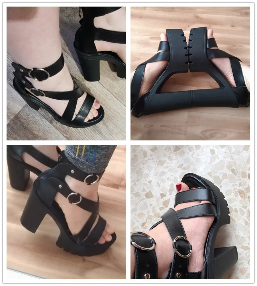Fashion Solid Platform Women Sandals Summer Shoes