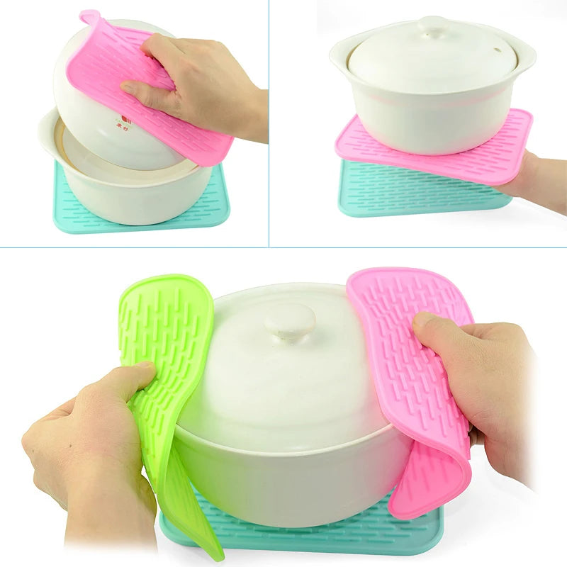 Silicone pot holder