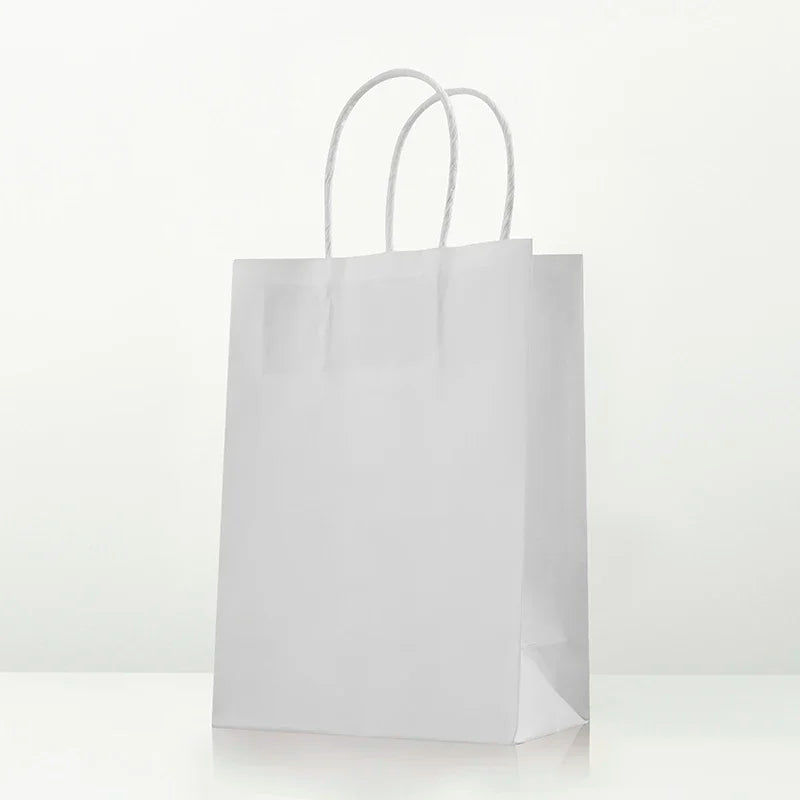 10pcs Kraft Paper Bags, Reusable Gift Bags, Gift Packaging