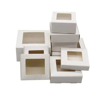 10pcs Multi-size Cute Square Packaging Box, Gift Box