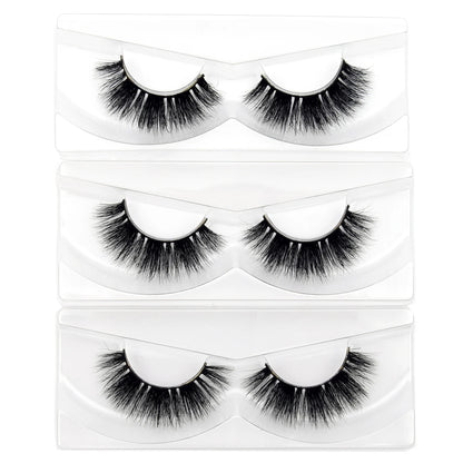 Visofree Mink Eyelashes 100% Cruelty free Handmade 3D Mink Lashes Full Strip Lashes Soft False Eyelashes Makeup  Lashes E11