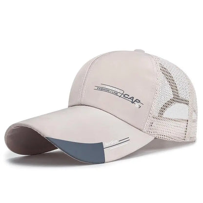 Men's sports caps with sun protection