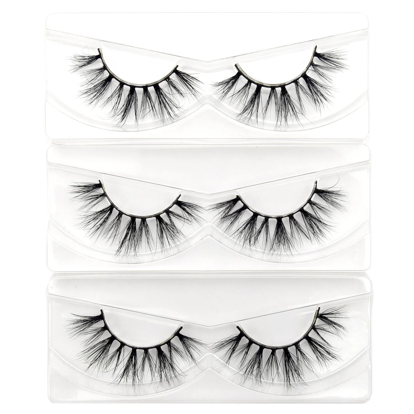 Visofree Mink Eyelashes 100% Cruelty free Handmade 3D Mink Lashes Full Strip Lashes Soft False Eyelashes Makeup  Lashes E11