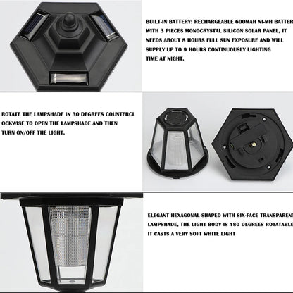 Garden lights, outdoor solar street lights, wall lights