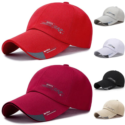 Men's sports caps with sun protection