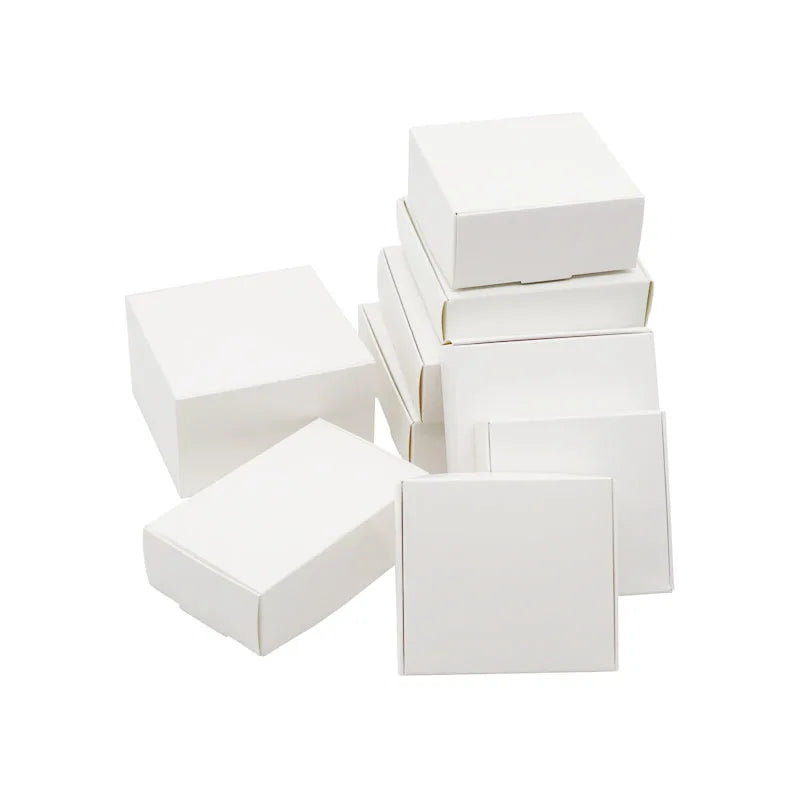 10pcs Multi-size Cute Square Packaging Box, Gift Box