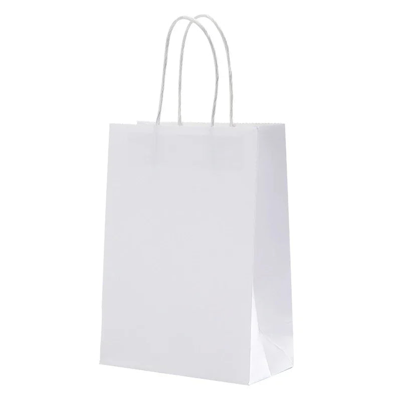 10pcs Kraft Paper Bags, Reusable Gift Bags, Gift Packaging
