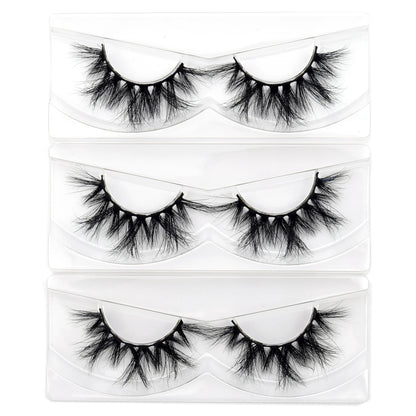 Visofree Mink Eyelashes 100% Cruelty free Handmade 3D Mink Lashes Full Strip Lashes Soft False Eyelashes Makeup  Lashes E11