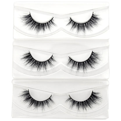 Visofree Mink Eyelashes 100% Cruelty free Handmade 3D Mink Lashes Full Strip Lashes Soft False Eyelashes Makeup  Lashes E11