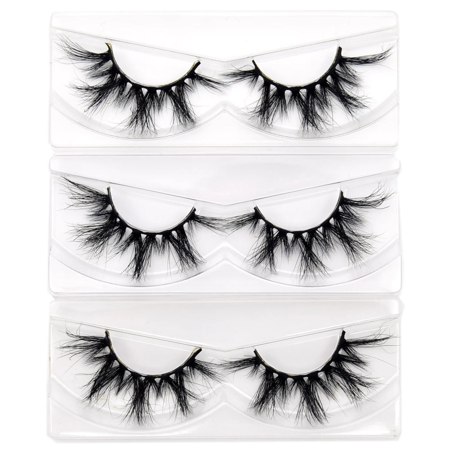 Visofree Mink Eyelashes 100% Cruelty free Handmade 3D Mink Lashes Full Strip Lashes Soft False Eyelashes Makeup  Lashes E11