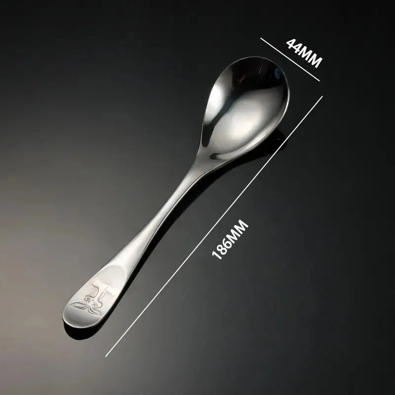 2 peças/conjunto de talheres de aço inoxidável