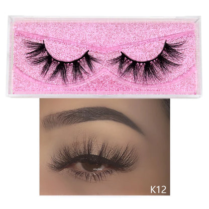 Visofree Mink Eyelashes 100% Cruelty free Handmade 3D Mink Lashes Full Strip Lashes Soft False Eyelashes Makeup  Lashes E11