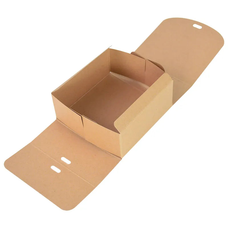 Kraft paper gift box with decorative bow ribbons, various sizes