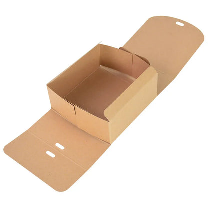 Kraft paper gift box with decorative bow ribbons, various sizes
