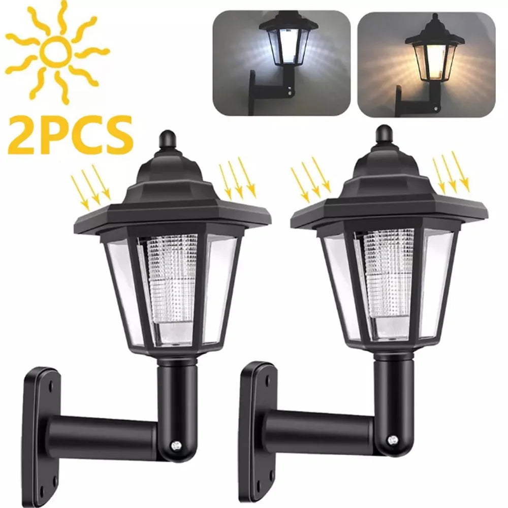 Garden lights, outdoor solar street lights, wall lights