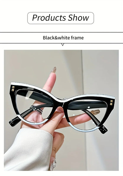 Stylish Cat Eye Reading Glasses Minimalist Design +1.0 to +4.0