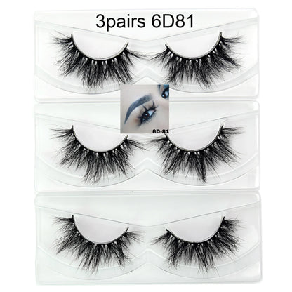 Visofree Mink Eyelashes 100% Cruelty free Handmade 3D Mink Lashes Full Strip Lashes Soft False Eyelashes Makeup  Lashes E11