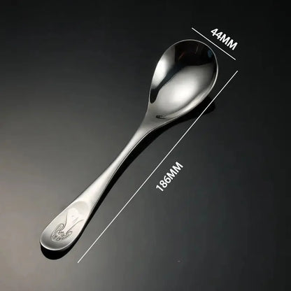 2 peças/conjunto de talheres de aço inoxidável