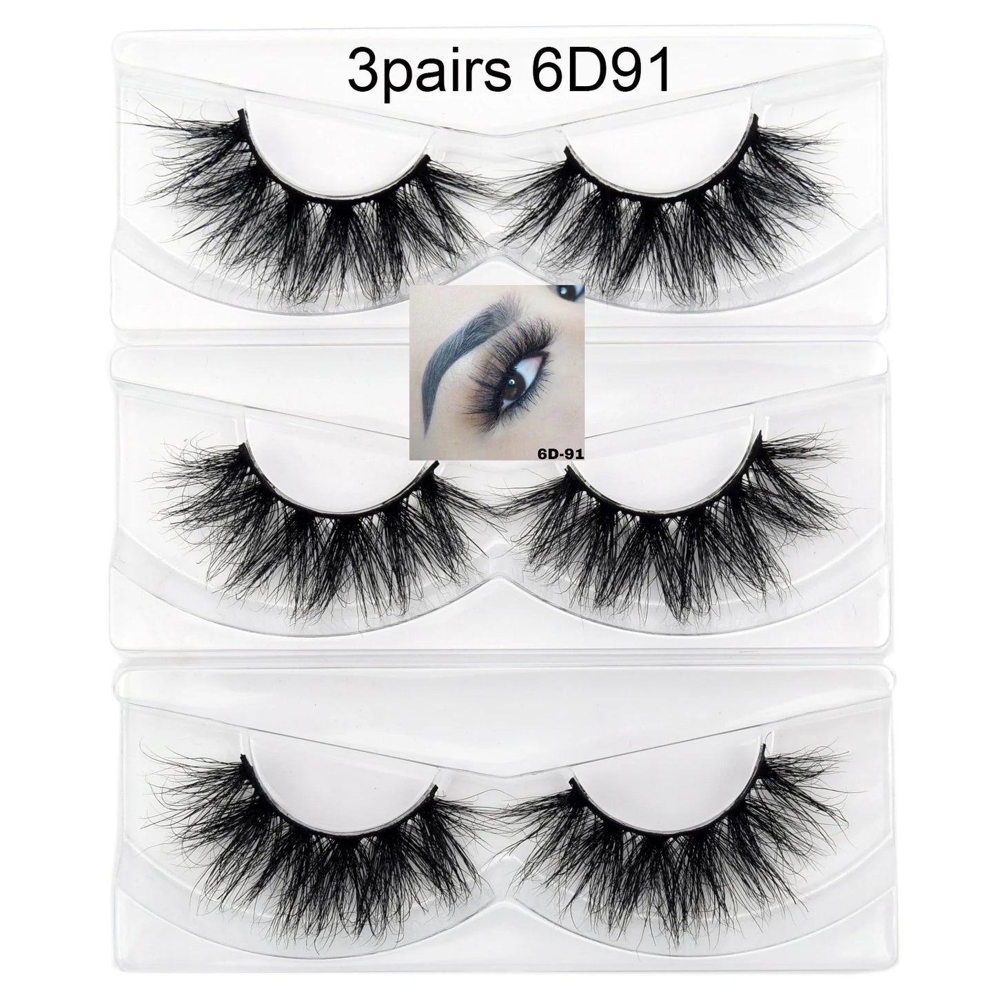 Visofree Mink Eyelashes 100% Cruelty free Handmade 3D Mink Lashes Full Strip Lashes Soft False Eyelashes Makeup  Lashes E11