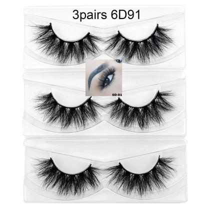 Visofree Mink Eyelashes 100% Cruelty free Handmade 3D Mink Lashes Full Strip Lashes Soft False Eyelashes Makeup  Lashes E11