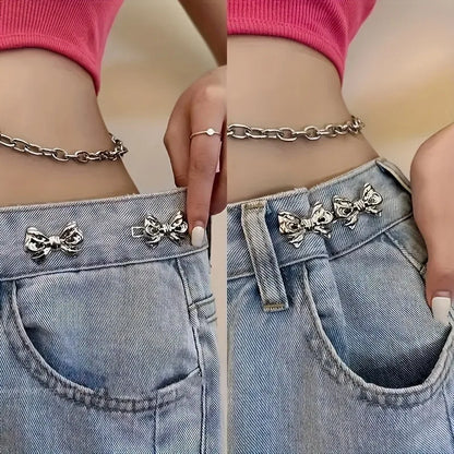 Adjustable buckles that tighten the waist