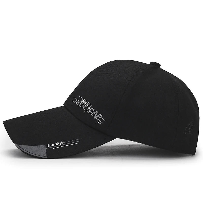 Men's sports caps with sun protection