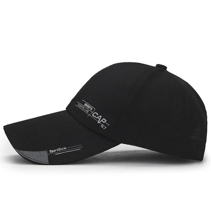 Men's sports caps with sun protection