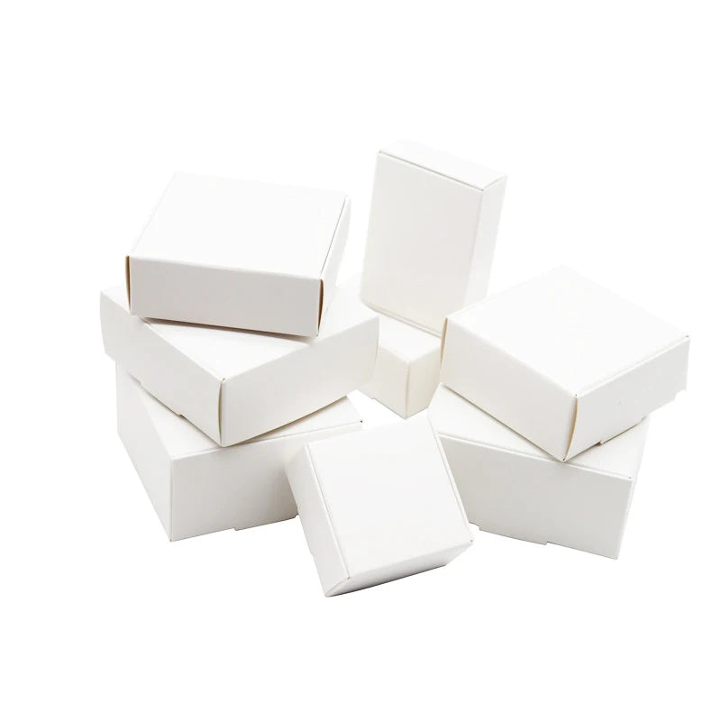 10pcs Multi-size Cute Square Packaging Box, Gift Box