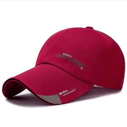 Men's sports caps with sun protection