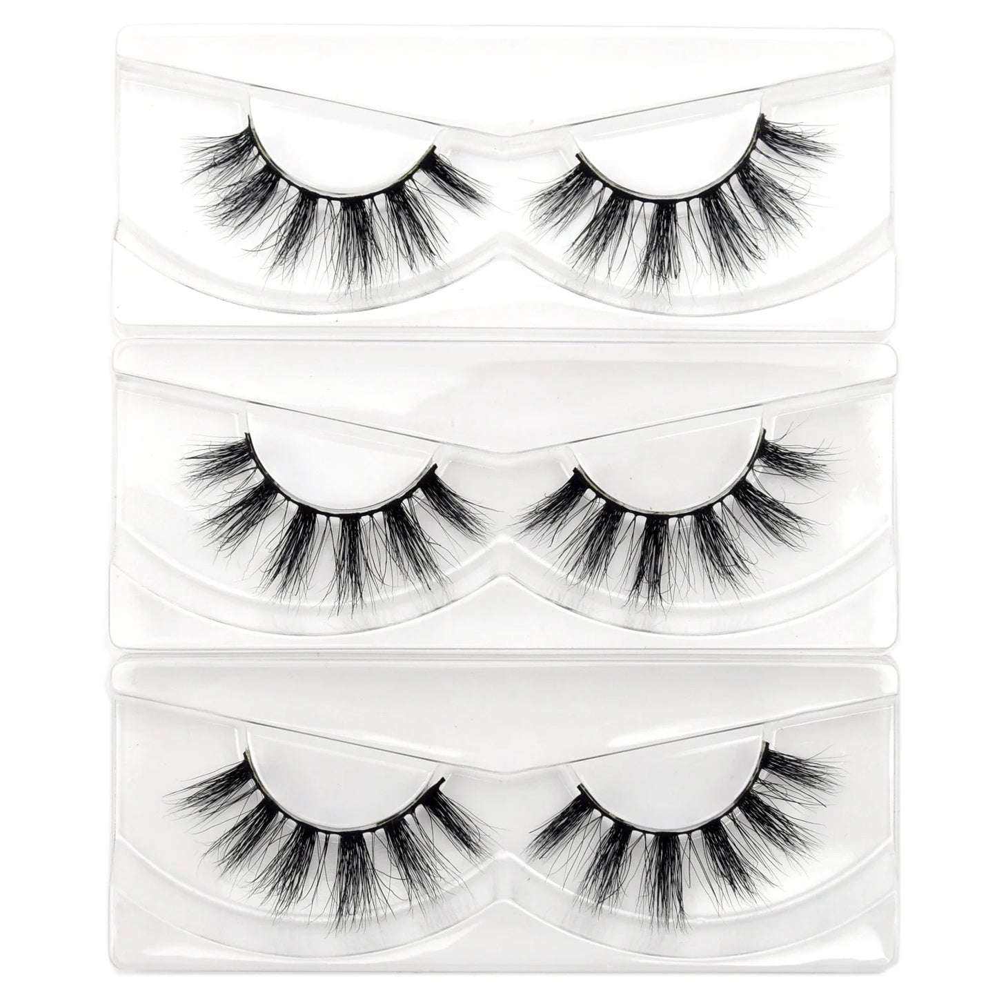 Visofree Mink Eyelashes 100% Cruelty free Handmade 3D Mink Lashes Full Strip Lashes Soft False Eyelashes Makeup  Lashes E11