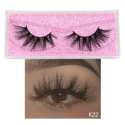 Visofree Mink Eyelashes 100% Cruelty free Handmade 3D Mink Lashes Full Strip Lashes Soft False Eyelashes Makeup  Lashes E11