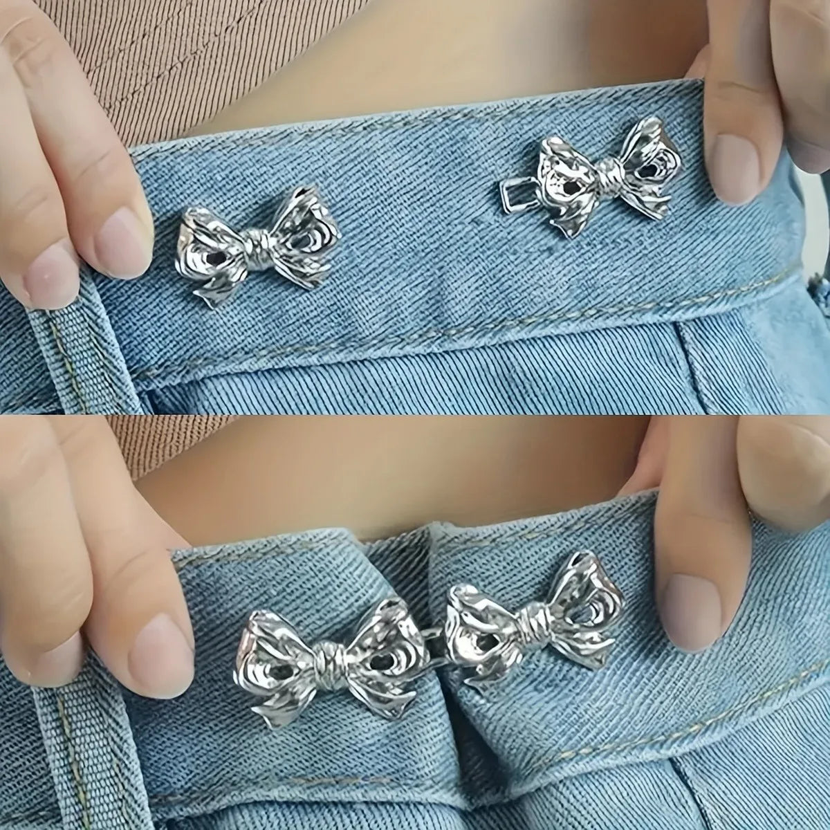 Adjustable buckles that tighten the waist