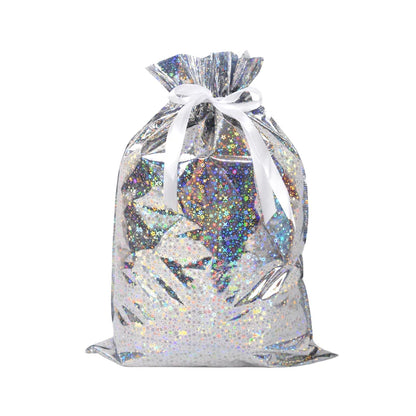 3/5pcs Drawstring Gift Bags for Merry Christmas, New Year 2025