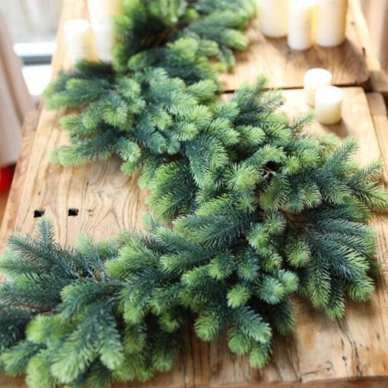 180cm Artificial Green Plants Christmas Tree Garland