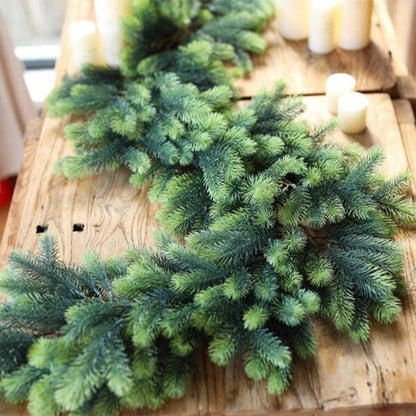 180cm Artificial Green Plants Christmas Tree Garland