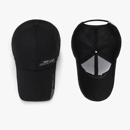 Men's sports caps with sun protection