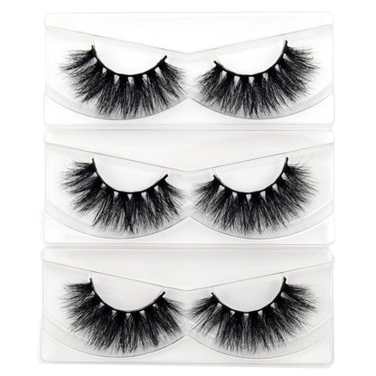 Visofree Mink Eyelashes 100% Cruelty free Handmade 3D Mink Lashes Full Strip Lashes Soft False Eyelashes Makeup  Lashes E11