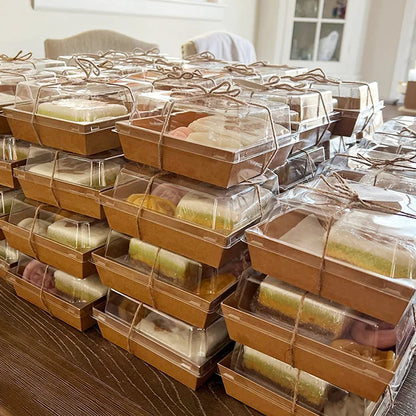 5/10 pieces of kraft paper for cake, dessert