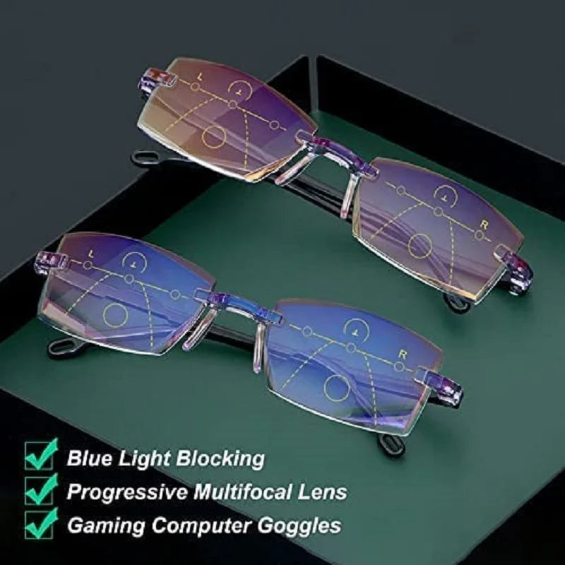 Bifocal Reading Glasses With Automatic dimming