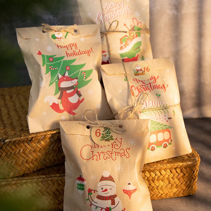 24 Sets of Merry Christmas Gift Bags